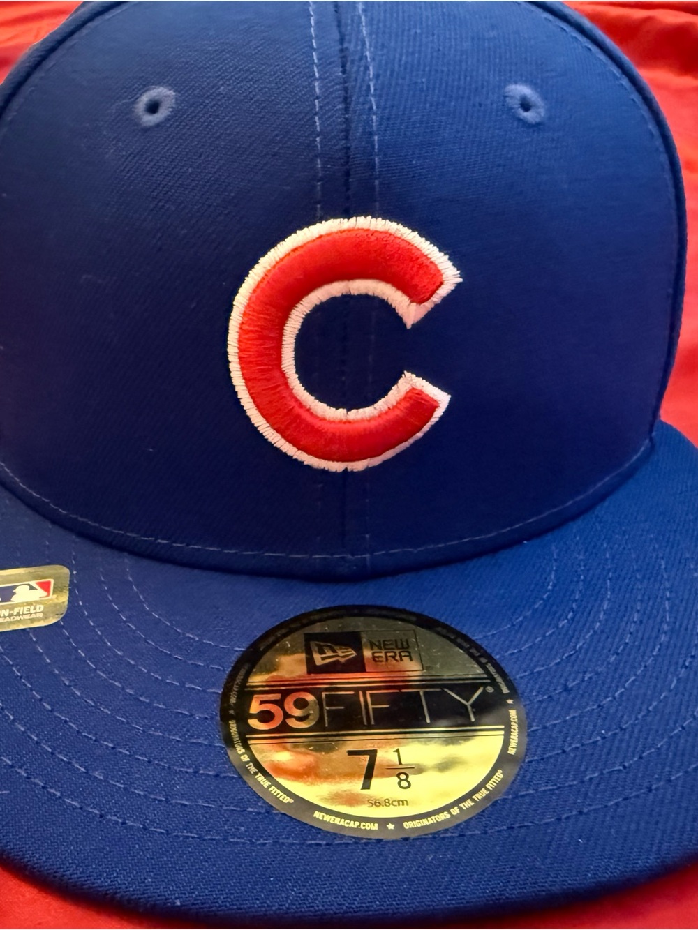 New Era Royal Blue Fitted Cap with Red Accent Jackie Robinson Special Edition